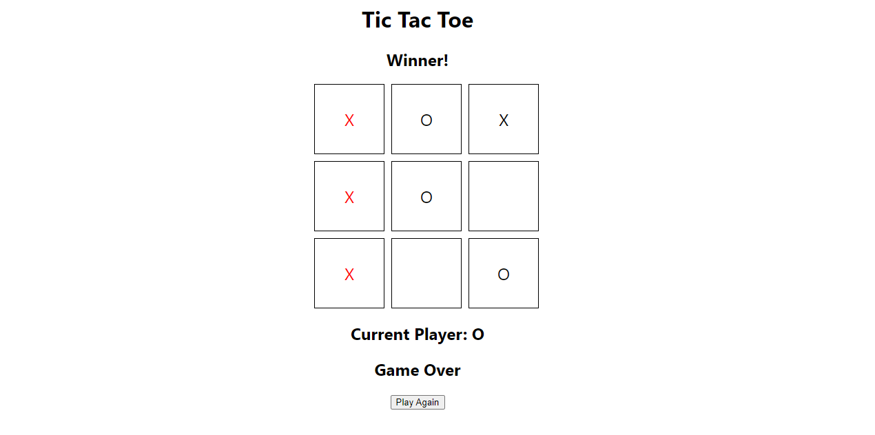 Tic Tac Toe Screenshot